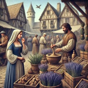 Lavendel, Market, Flowers, History